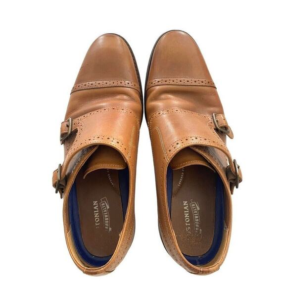 10 Bostonian Nantasket Monk Strap Dress Shoes Brown main image 7